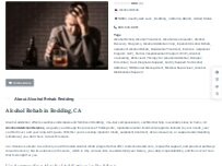 Website Screenshot Alcohol Rehab Redding