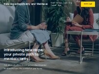 Website Screenshot New Hope Psychiatry and Wellness