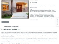 Website Screenshot Alcohol Rehab Ocala