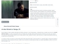 Website Screenshot Alcohol Rehab Nampa