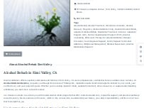 Website Screenshot Alcohol Rehab Simi Valley