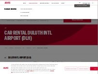 Website Screenshot Avis Car Rental