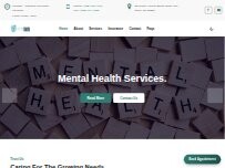 Website Screenshot Amaka Ikemefuna, APN, PMHNP - BC