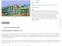 Website Screenshot Alcohol Rehab Elkhart