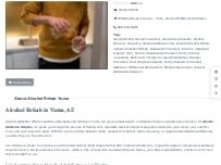 Website Screenshot Alcohol Rehab Yuma