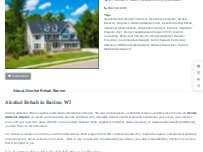 Website Screenshot Alcohol Rehab Racine