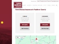 Website Screenshot Farm Bureau Insurance