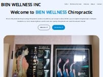 Website Screenshot Sarang chiropractic, pain acupuncture & massage therapy