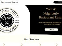 Website Screenshot Restaurant Rescue