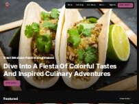 Website Screenshot Catrina's Mexican Food