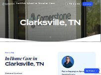 Website Screenshot Cornerstone Caregiving