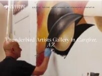 Website Screenshot Thunderbird Artists Gallery