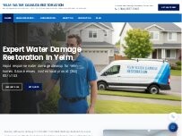 Website Screenshot Yelm Water Damage Restoration