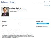Website Screenshot Andrew Hiep Ho, DO