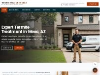 Website Screenshot Termite Treatment Mesa