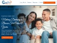 Website Screenshot OceanBreeze Family Dental