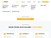 Website Screenshot Auto Care Plus Tire & Service