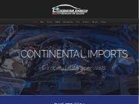Website Screenshot Continental Imports