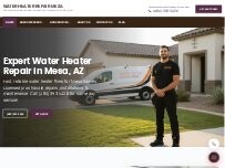 Website Screenshot Water Heater Repair Mesa