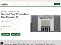 Website Screenshot Summit Fire Protection