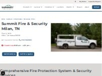 Website Screenshot Summit Fire & Security - Fire and Life Safety