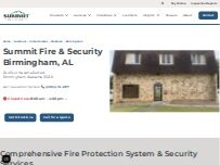 Website Screenshot Summit Fire & Security