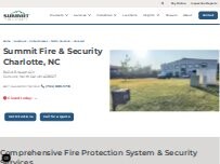 Website Screenshot Summit Fire & Security