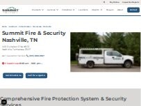 Website Screenshot Summit Fire & Security