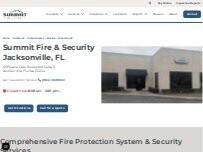 Website Screenshot Summit Fire & Security