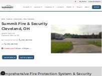 Website Screenshot Summit Fire & Security