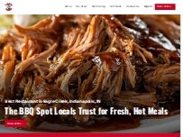 Website Screenshot Fat Man's BBQ