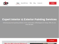 Website Screenshot Desler Painting
