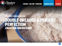 Website Screenshot Chester’s Chicken