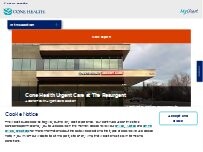 Website Screenshot Cone Health Urgent Care at The Resurgent