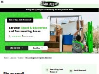 Website Screenshot The Junkluggers of Tigard & Beaverton