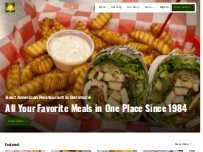 Website Screenshot Chicken Holiday Featuring Nathans