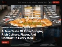 Website Screenshot Saffron Grill & Bar