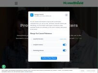 Website Screenshot HomeShield Pest Control