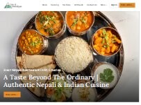 Website Screenshot Taste of Himalayas