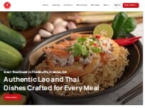 Website Screenshot VAI-VAI LAO THAI FOOD