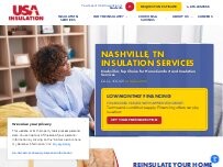 Website Screenshot USA Insulation of Nashville