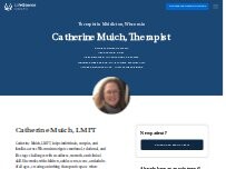 Website Screenshot Catherine Muich, Counselor