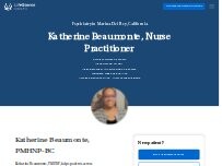 Website Screenshot Sumaira Ahmed, Psychiatrist