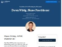 Website Screenshot Dawn Wittig, Psychiatric Nurse Practitioner