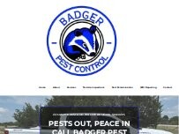 Website Screenshot Badger Pest Control