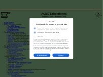 Website Screenshot Acme Inc Restaurant 3
