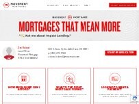 Website Screenshot Movement Mortgage - Daniel Roland