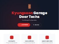 Website Screenshot Kyungseon Garage Door Techs