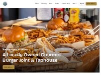 Website Screenshot brews - A Taphouse and Gourmet Burger Joint
