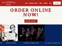 Website Screenshot Williamsburg Pizza